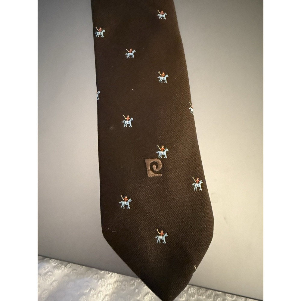 Pierre Cardin Tie  100% Imported Polyester‎ Vintage Polo Tie 3"x58" B9